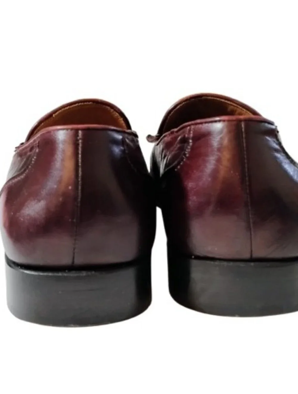 Bragano Italy Tassel Loafers Men's 7M Brown Leather Kiltie Slip On Dress Shoes